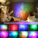 Astronaut white galaxy star night light bedroom projector