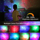 Astronaut white galaxy star night light bedroom projector