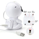 Astronaut white galaxy star night light bedroom projector