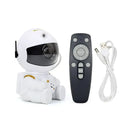 Astronaut white galaxy star night light bedroom projector