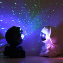 Astronaut white galaxy star night light bedroom projector