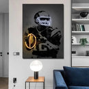Athlete Pop Art Canvas Prints