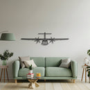 72-600 Front Metal Aircraft Wall Art - NCP0353