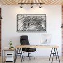 RS6 Avant Driver's Cockpit Metal Frame Wall Art - MT1472