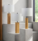 Katalina Rustic Amber/Black Table Lamp