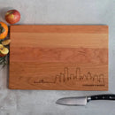 Austin Texas Script Cutting Board