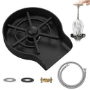 Automatic black plastic glass rinser for kitchen home bar