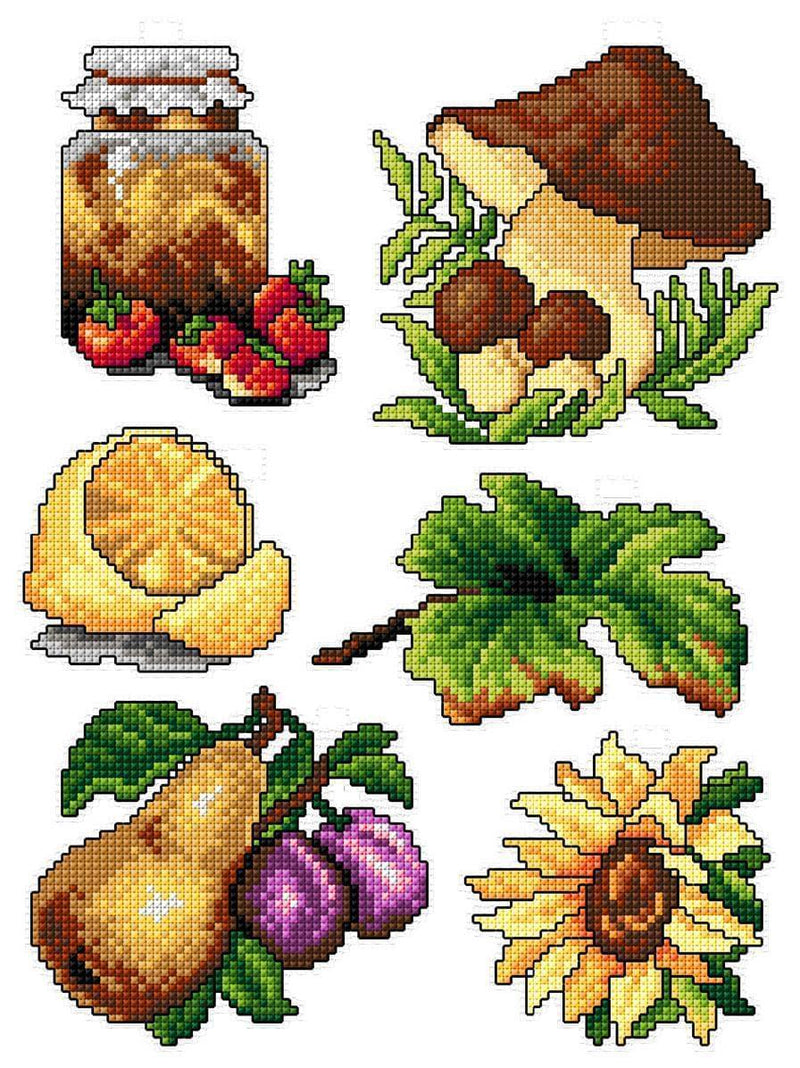 "Autumn Gifts" 103CS Counted Cross-Stitch Kit