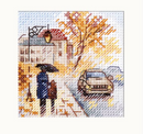 Autumn in the city. Wet boulevard  0-218 Cross-stitch kit
