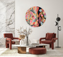 Autumn Leaves Printed Mirror Acrylic Circles