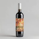 Autumn Leaves Wine Label