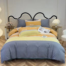 Autumnal leaf cream brushed cotton duvet cover set bedroom