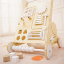 White Wooden Baby Push Walker | Activity Walker for First Steps