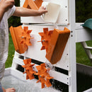 Aloe Wooden Outdoor Playhouse – Slide, Water Wheel Station & Steering Wheel for Toddlers
