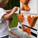 Aloe Wooden Outdoor Playhouse – Slide, Water Wheel Station & Steering Wheel for Toddlers