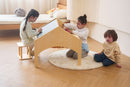 Ash Kids Play Tent & Desk Set | Adjustable Wooden Learning Tent with Desk, Chair & Chalkboard