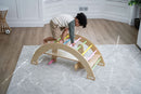 Bailis | 3-in-1 Wooden Climbing Arch, Rocker and Seesaw for Toddlers