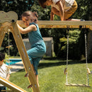 Chestnut | 8-in-1 Foldable Wooden Jungle Gym for Toddlers, Indoor or Outdoor