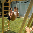 Chestnut | 8-in-1 Foldable Wooden Jungle Gym for Toddlers, Indoor or Outdoor