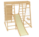 Foam Roller Slide Add-On | Quiet Sensory Slide for Avenlur Climbers & Swedish Ladders (Climber Not Included)