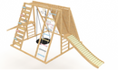 Foam Roller Slide Add-On | Quiet Sensory Slide for Avenlur Climbers & Swedish Ladders (Climber Not Included)