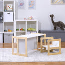 Hanover Montessori Weaning Table & Chair Set | Convertible Toddler Desk, Chair & Bench