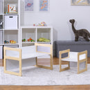 Hanover Montessori Weaning Table & Chair Set | Convertible Toddler Desk, Chair & Bench