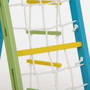 Magnolia | Indoor Wooden Jungle Gym with Monkey Bars, Rock Wall & Swing
