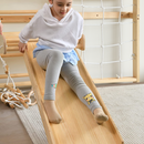 Neem 79" | Swedish Ladder & Rope Wall, Indoor Wooden Climber for Kids
