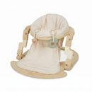 Oakling Foldable Wooden Baby Activity Seat | Plush Sit-Up Play Seat for 10 to 18 Months