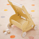 White Wooden Baby Push Walker | Activity Walker for First Steps