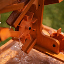 Wooden Water Table for Toddlers | Outdoor Sensory Play Table with 2 Buckets