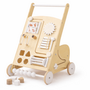 White Wooden Baby Push Walker | Activity Walker for First Steps