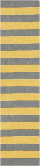 Atlanta Modern Gray/Yellow Area Rug