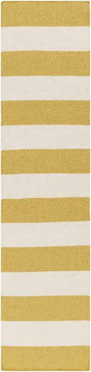 Austell Modern Pale Orange/White Area Rug
