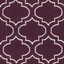 Avon Modern Purple/Ivory Area Rug