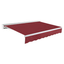 [16X10FT] Awntech Destin Premium Electric Outdoor Motorized Retractable Awning [DTL16/DTR16-SBY] (SAK69832)