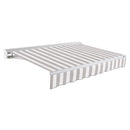 [16X10FT] Awntech Destin Premium Electric Outdoor Motorized Retractable Awning [DTL16/DTR16-SBY] (SAK69832)