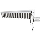 [16X10FT] Awntech Destin Premium Electric Outdoor Motorized Retractable Awning [DTL16/DTR16-SBY] (SAK69832)