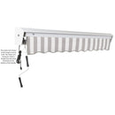 [16X10FT] Awntech Destin Premium Manual Outdoor Retractable Awning [DM16-SBY] (SAK41359)