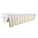 [18X10FT] Awntech Destin Premium Manual Outdoor Retractable Awning [DM18-SBY] (SAK29367)