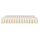 [18X10FT] Awntech Destin Premium Manual Outdoor Retractable Awning [DM18-SBY] (SAK29367)
