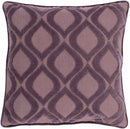 Beveren Dark Purple Pillow Cover