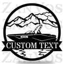 Wake Boat Monogram