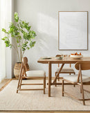 Iram White/Brown Wall Art Piece
