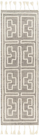 Azra Tasseled Jute&Wool Rug - Clearance