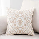 Aztec embroidery canvas cushion cover living room throw pillow