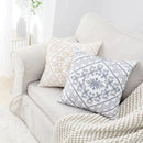 Aztec embroidery canvas cushion cover living room throw pillow