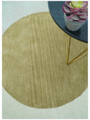 Azure Custom Made Modern Design Beige And Gray Hand Tufted Wool Rug