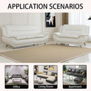 Creamy White 5 Seat Faux Leather Sectional Sofa Set